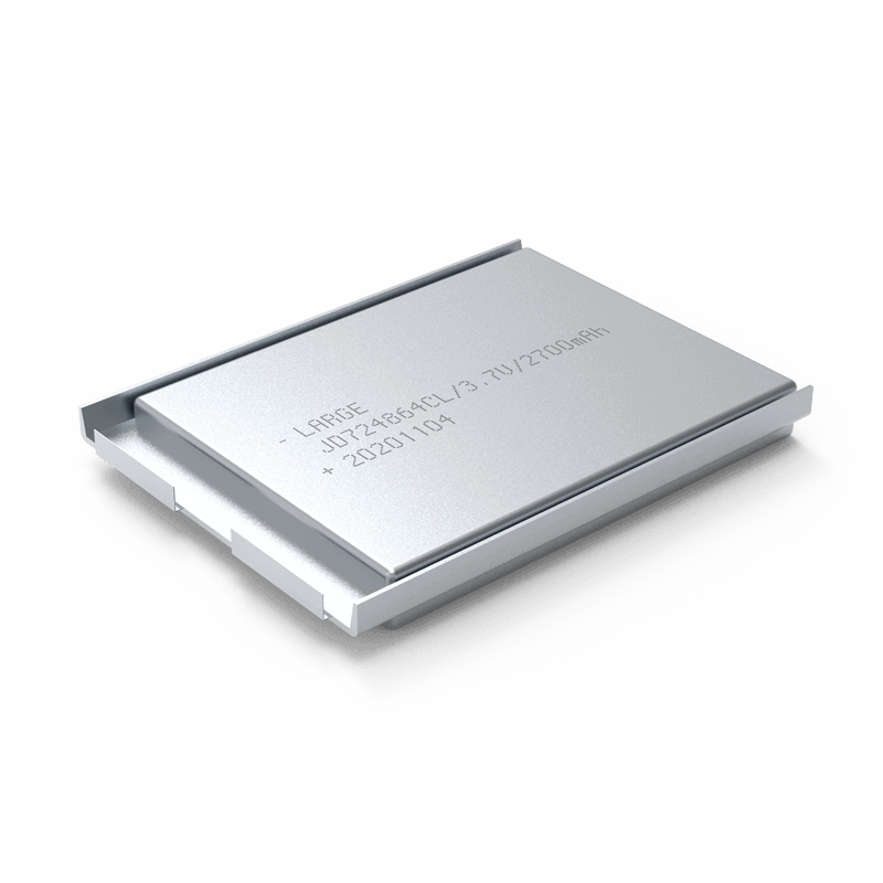 -40℃低溫過(guò)針刺JD724864CL 3.7V 2700mAh聚合物鋰電池，3V-8